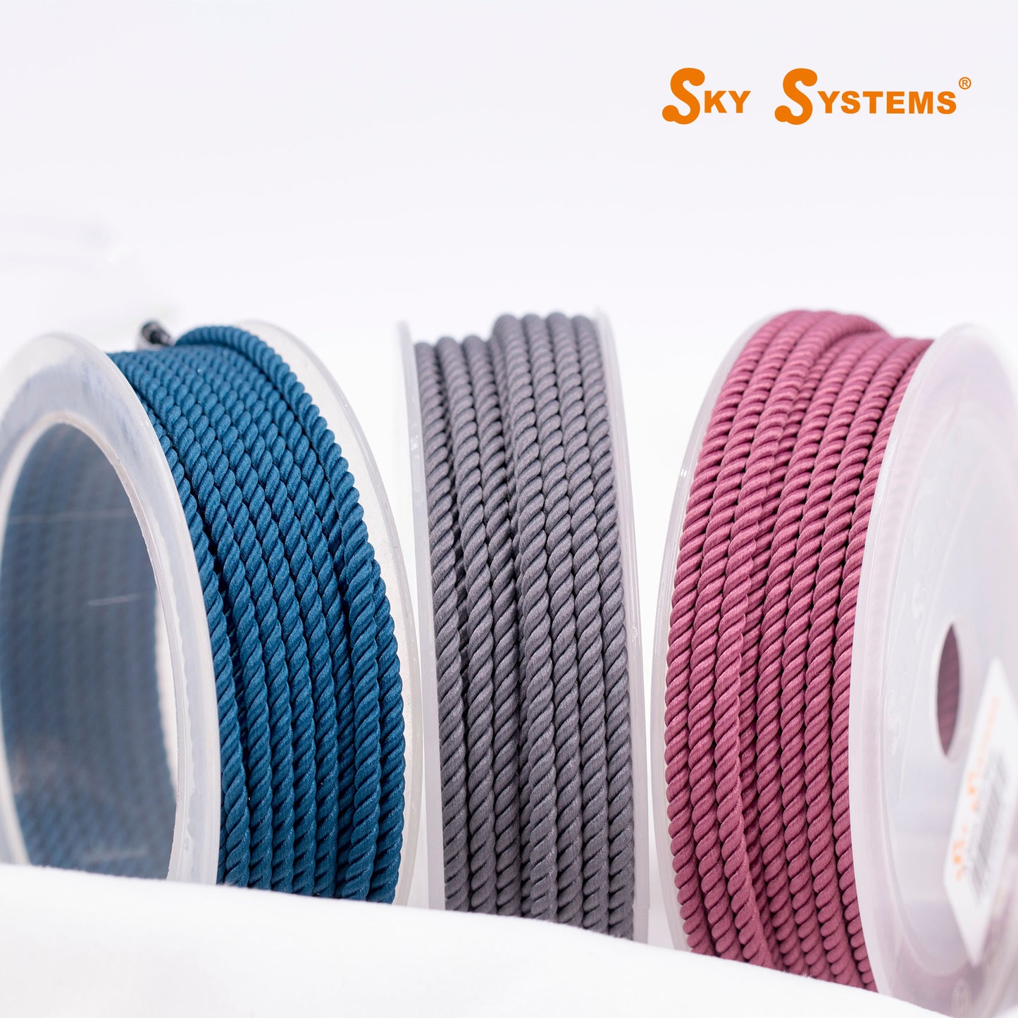 Milan 226, braided rope   - 38 Colors 3.0 MM - 5 Mt/ Roll