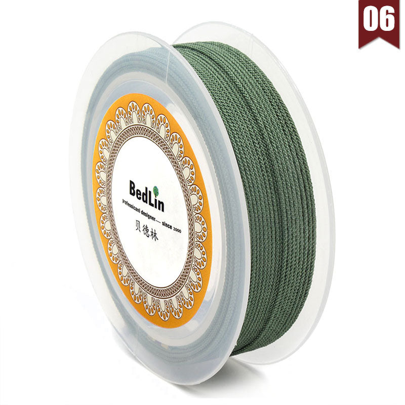 Bedlin - Braided Cord - 1.0mm - 20 Mt per Reel