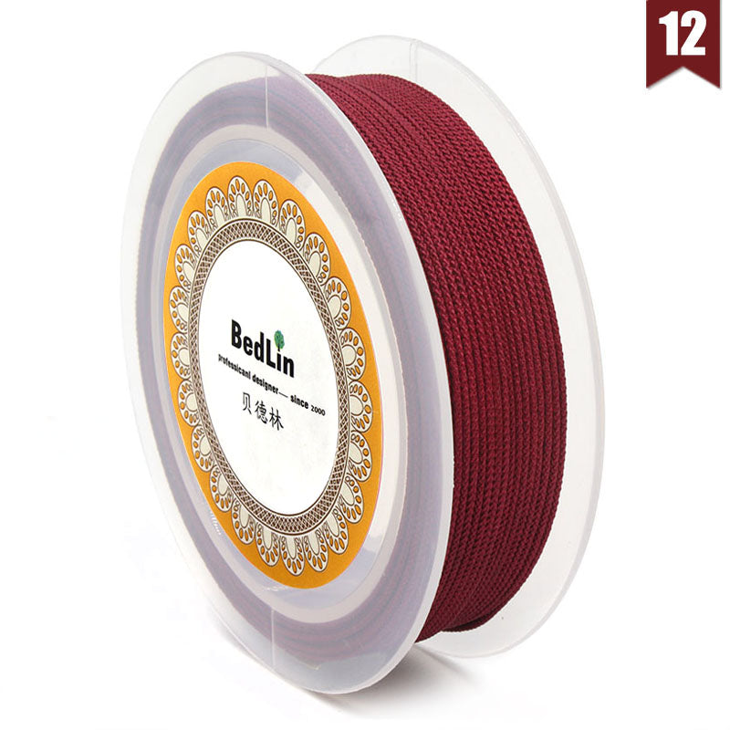 Bedlin - Braided Cord - 1.0mm - 20 Mt per Reel
