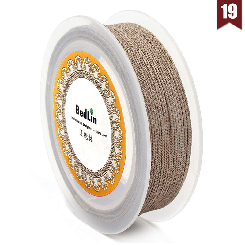 Bedlin - Braided Cord - 1.0mm - 20 Mt per Reel