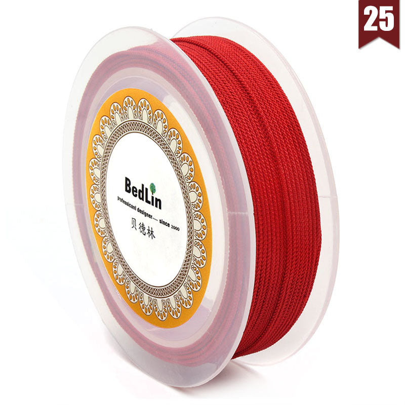 Bedlin - Braided Cord - 1.0mm - 20 Mt per Reel