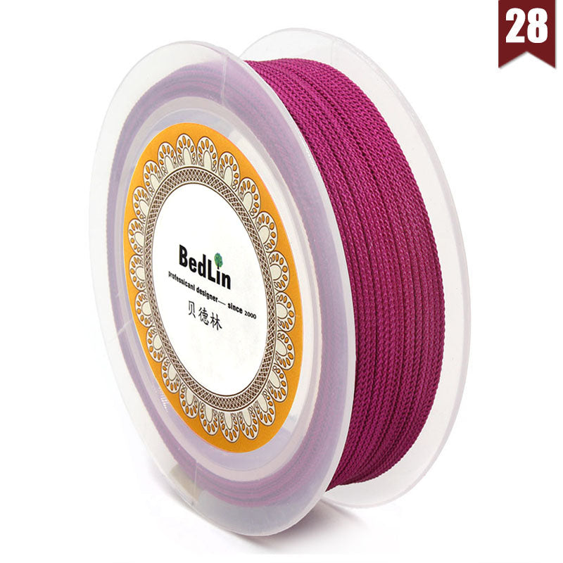 Bedlin - Braided Cord - 1.0mm - 20 Mt per Reel