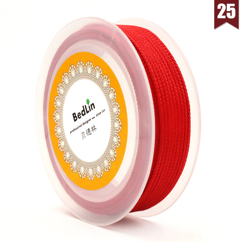 Bedlin - Braided Cord - 1.0mm - 20 Mt per Reel