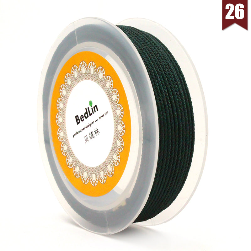 Bedlin - Braided Cord - 1.0mm - 20 Mt per Reel