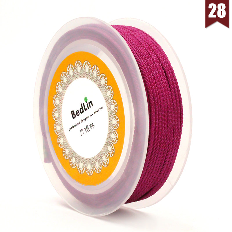 Bedlin - Braided Cord - 1.0mm - 20 Mt per Reel