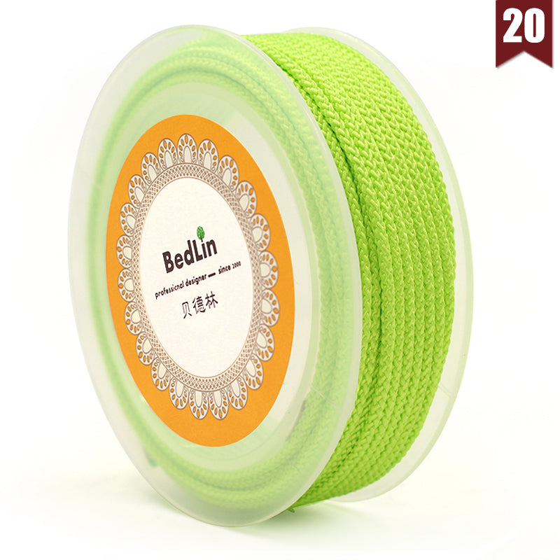 Bedlin - Braided Cord - 2.0mm - 10 Mt per Reel