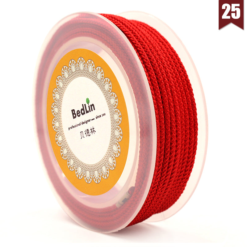 Bedlin - Braided Cord - 2.0mm - 10 Mt per Reel