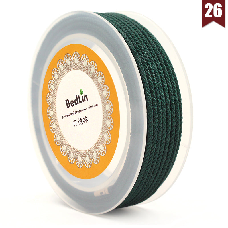 Bedlin - Braided Cord - 2.0mm - 10 Mt per Reel