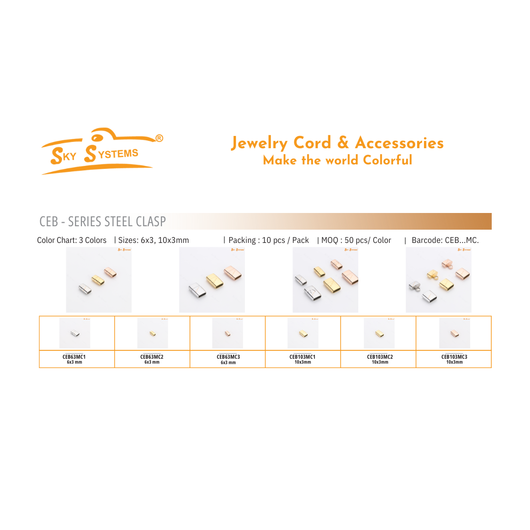 CEB -Magnetic Stainless Steel Clasp
