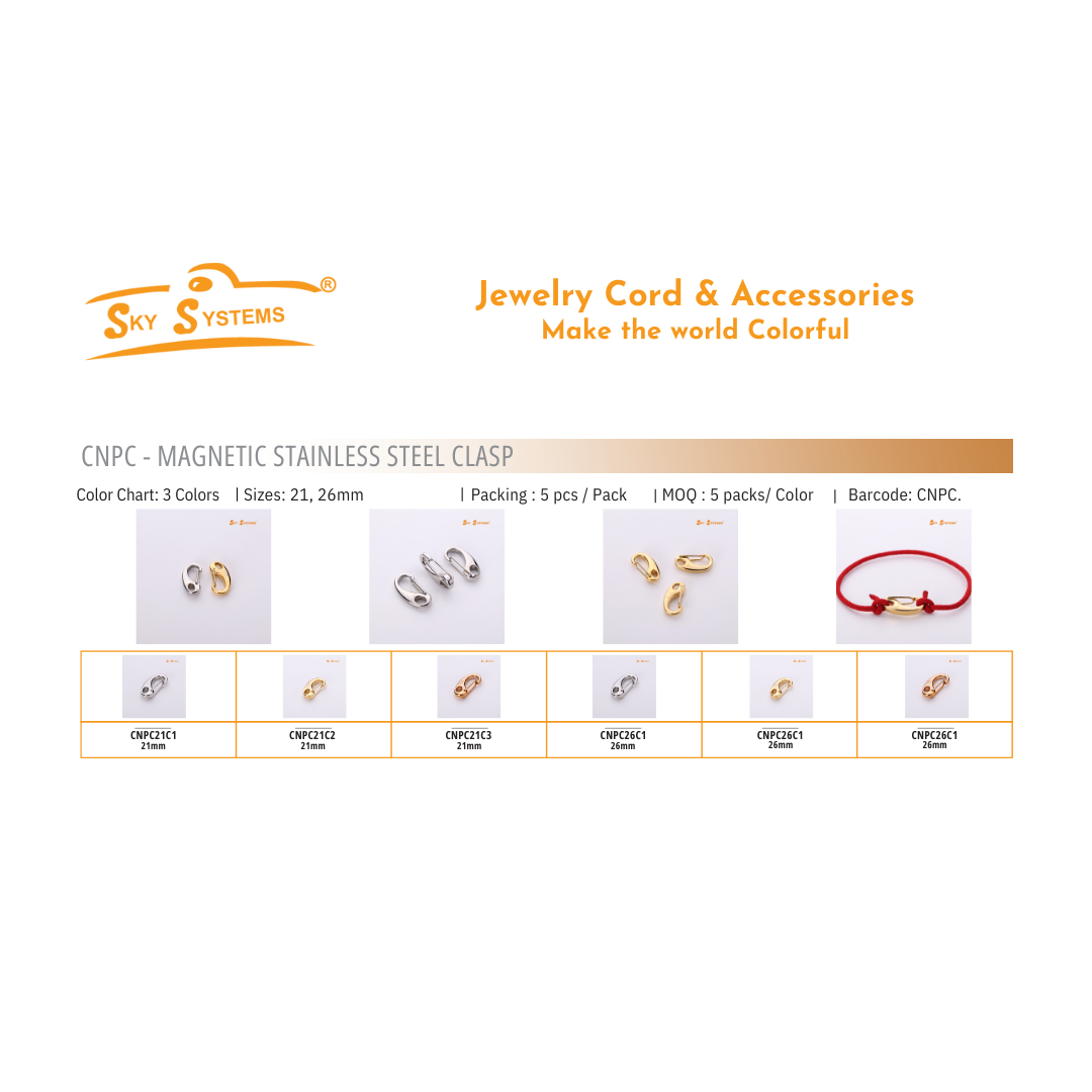CNPC - Link buckle Stainless Steel Clasp