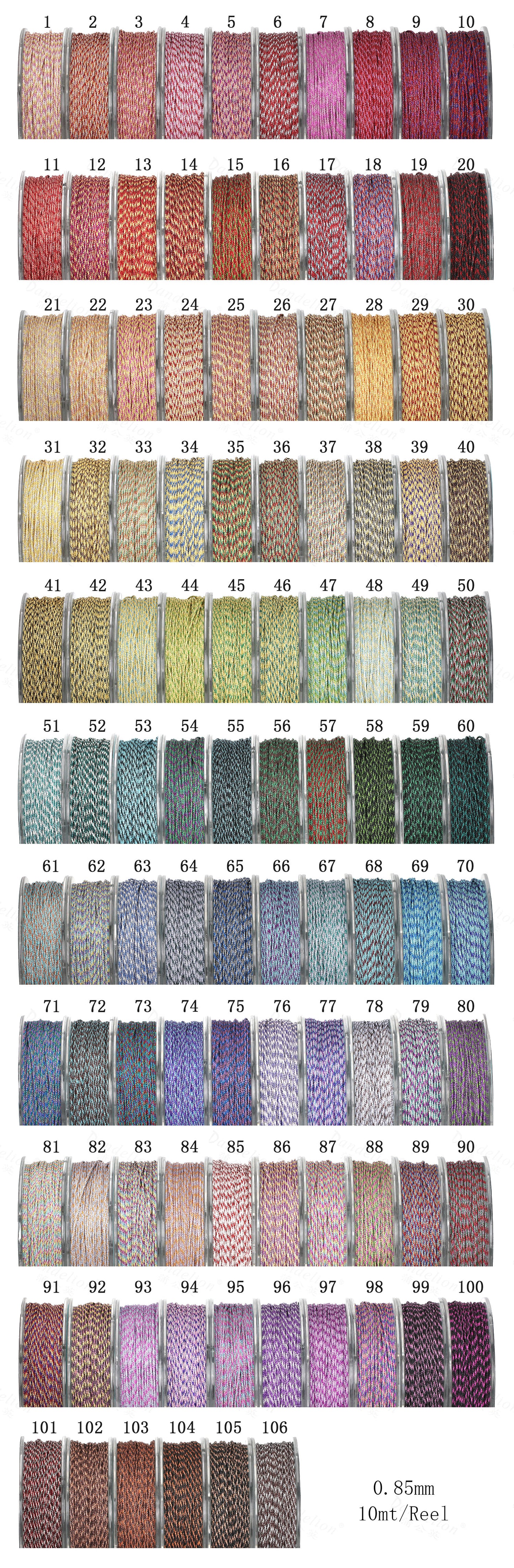 Dandelion GF - Premium Gold Thread - 106 Colours [ 1-53]