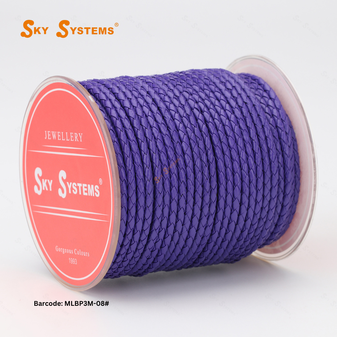 Braided Leather Round Premium