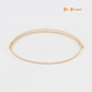 Gold cord Premium plated  925 Silver bracelet - 100 pcs Pack
