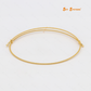 Gold cord Premium plated  925 Silver bracelet - 100 pcs Pack
