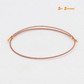 Gold cord Premium plated  925 Silver bracelet - 100 pcs Pack