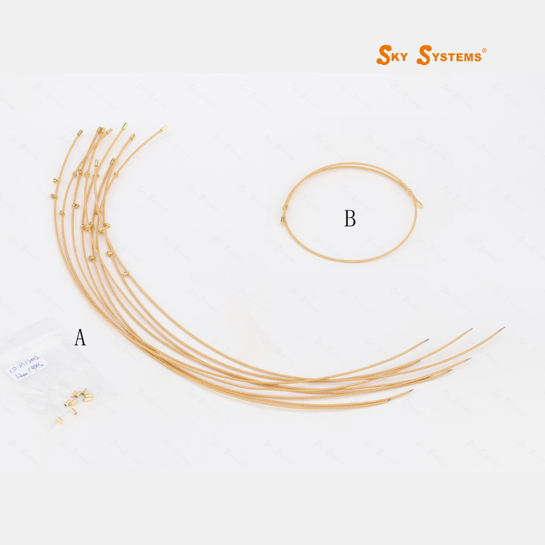 Gold cord Premium plated  925 Silver bracelet - 100 pcs Pack