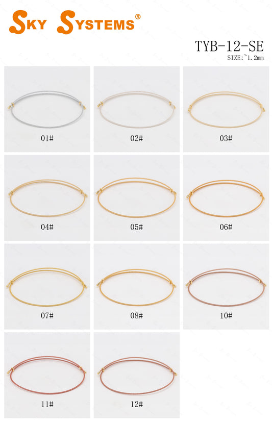 Gold cord Premium plated 925 Silver bracelet - 100 pcs Pack