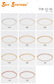 Gold cord Premium plated  925 Silver bracelet - 100 pcs Pack