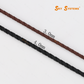 Braided Leather Round Premium