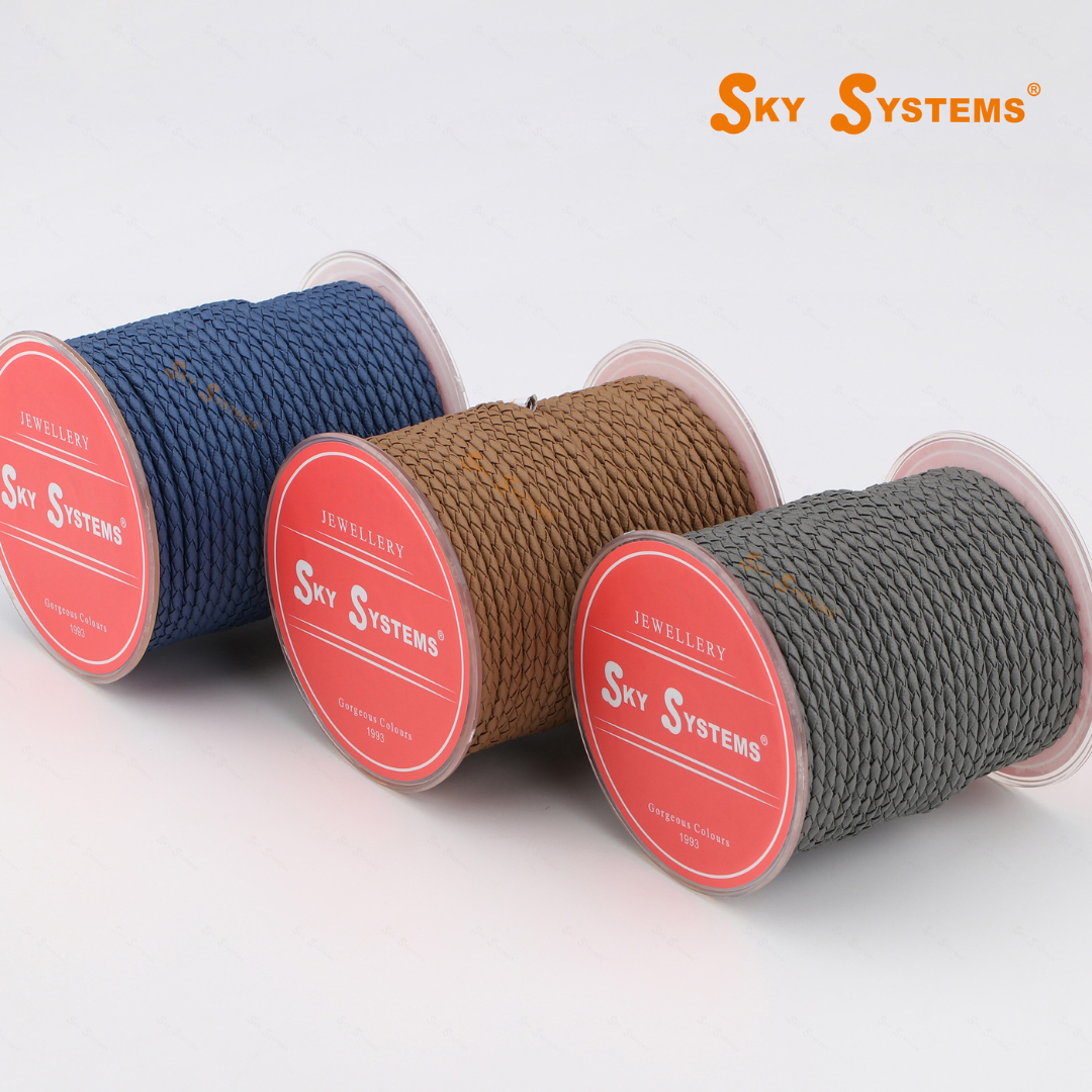 Braided Leather Round Premium