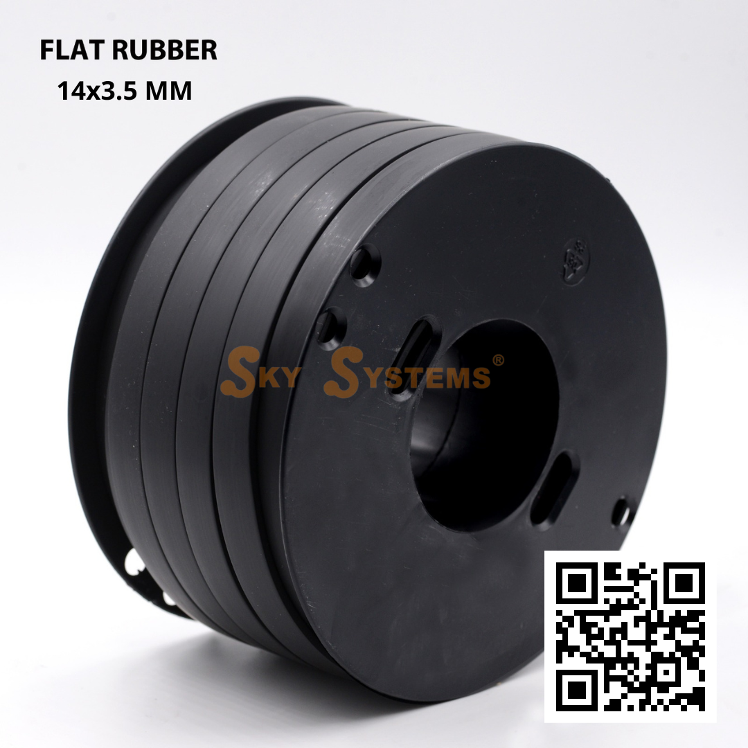 Organic Rubber Flat / Caoutchouc - Roll