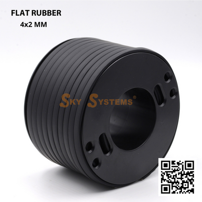 Organic Rubber Flat / Caoutchouc - Meter