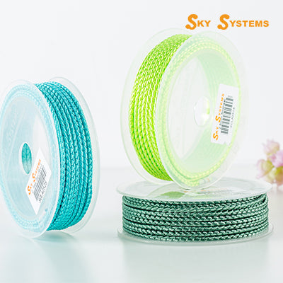 SKY CLA Silk cord - 2.5MM 28 Colors - 5 Mt/ Roll
