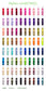 SKY pearl rope 0.4 MM - 80 colors [1-40] - 120 Mt/ Roll