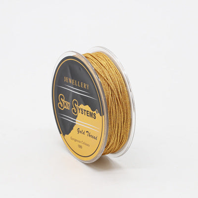 EQB - Gold and Silver Cord 0.85MM - 10 Mt/ Roll