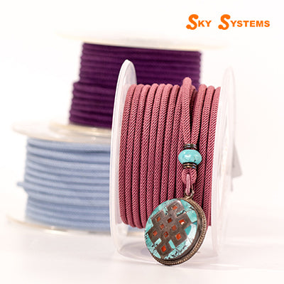 Milan 221, braided rope  - 38 Colors 3.0 MM - 15 Mt/ Roll
