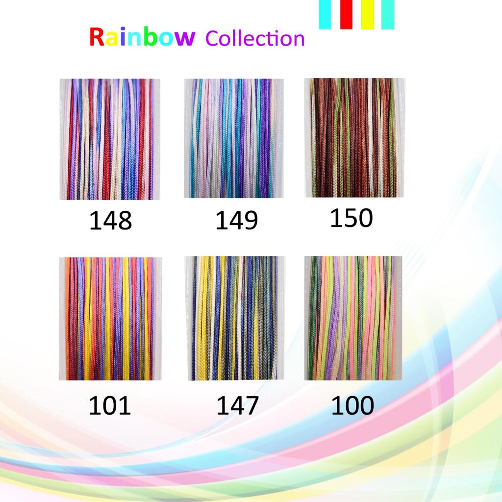 SKY Rainbow Cord 1.0 MM - 7 Colors - 30 Mt/ Roll