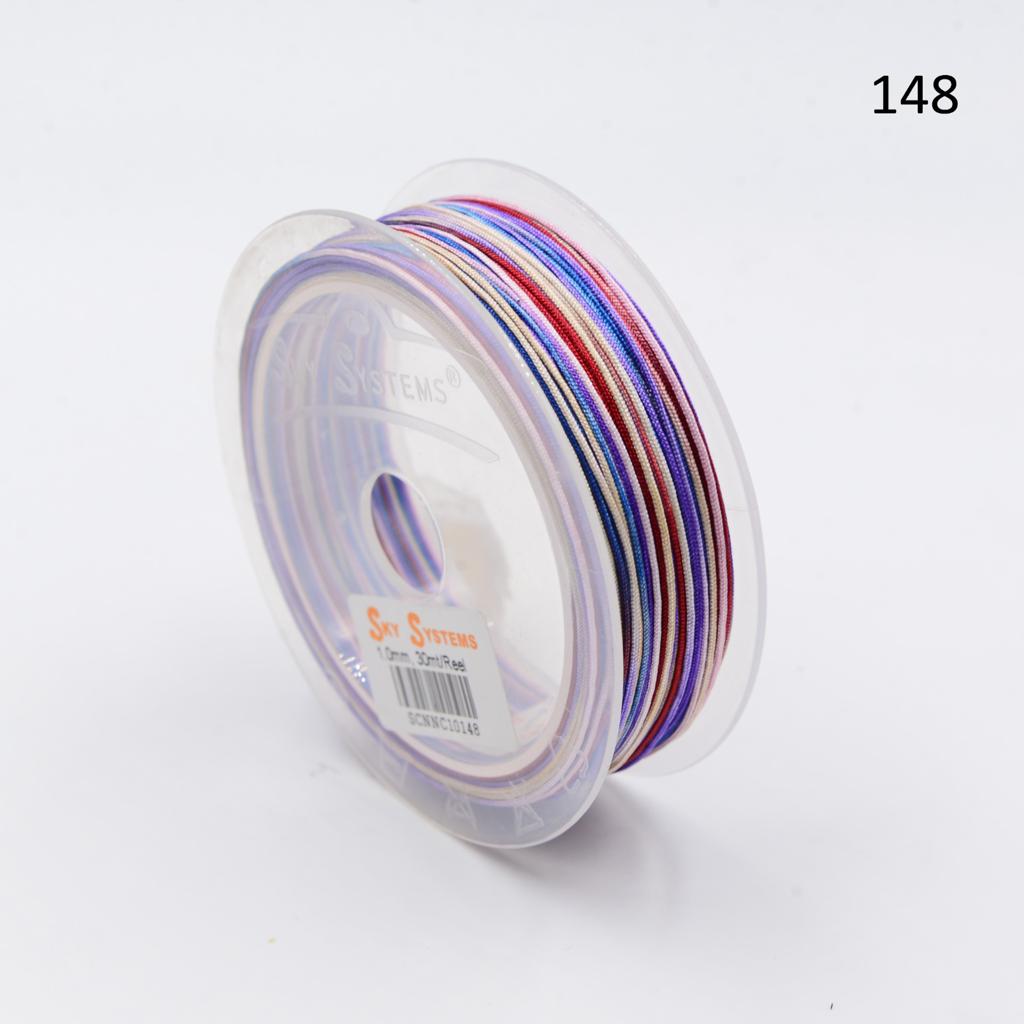 SKY Rainbow Cord 1.0 MM - 7 Colors - 30 Mt/ Roll