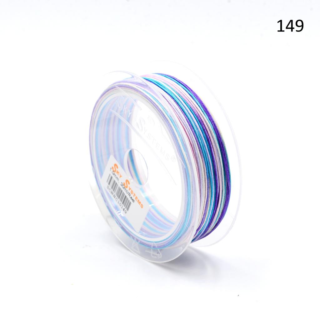 SKY Rainbow Cord 1.0 MM - 7 Colors - 30 Mt/ Roll