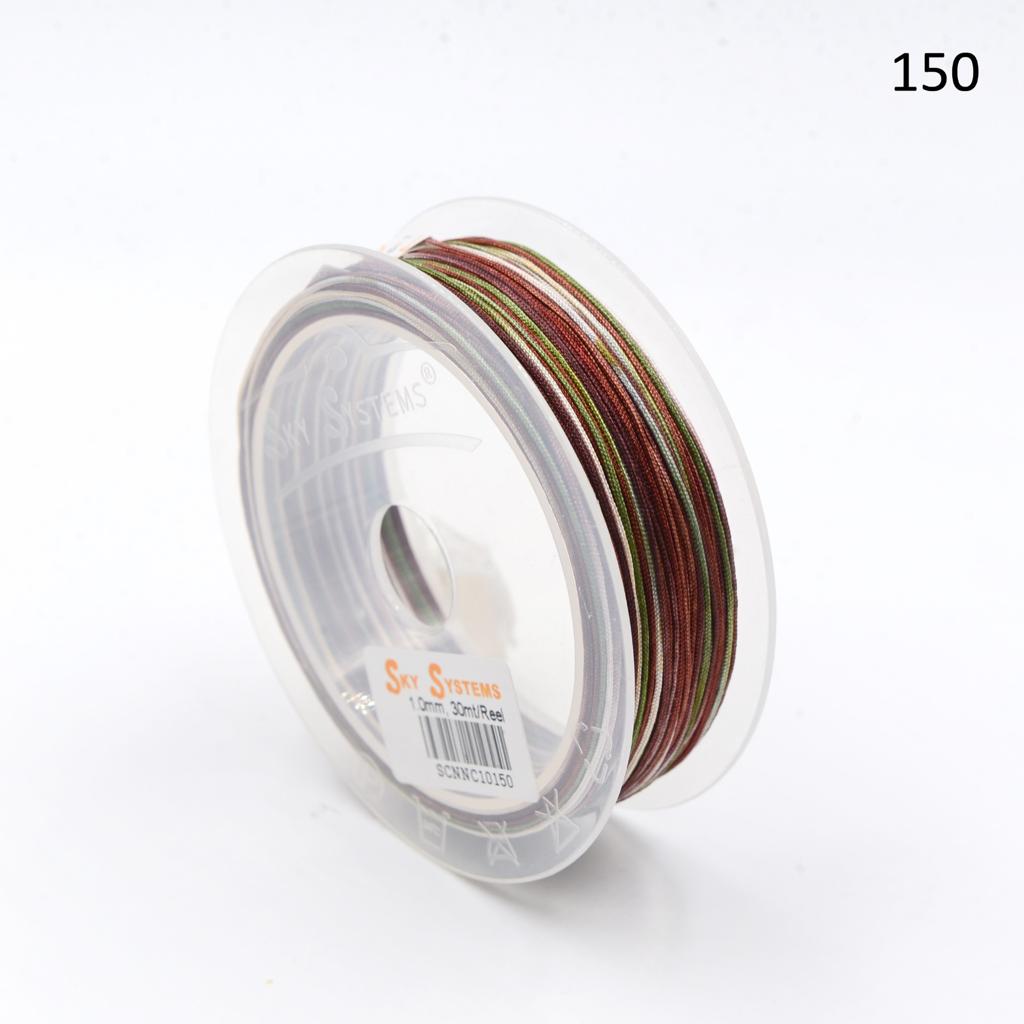 SKY Rainbow Cord 1.0 MM - 7 Colors - 30 Mt/ Roll