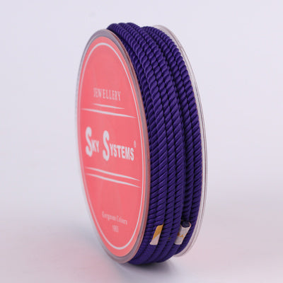 Milan 226, braided rope   - 38 Colors 3.0 MM - 5 Mt/ Roll