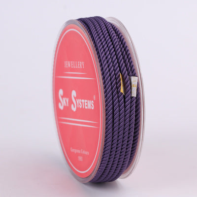 Milan 226, braided rope   - 38 Colors 3.0 MM - 5 Mt/ Roll
