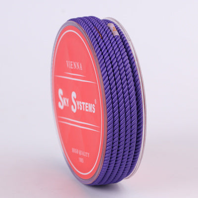 Milan 226, braided rope   - 38 Colors 3.0 MM - 5 Mt/ Roll
