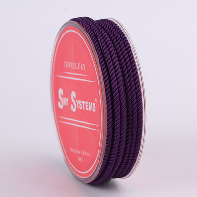Milan 226, braided rope   - 38 Colors 3.0 MM - 5 Mt/ Roll