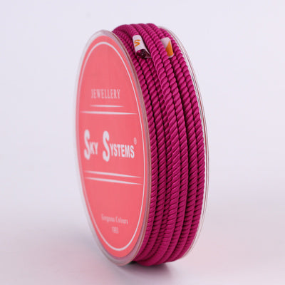 Milan 226, braided rope   - 38 Colors 3.0 MM - 5 Mt/ Roll