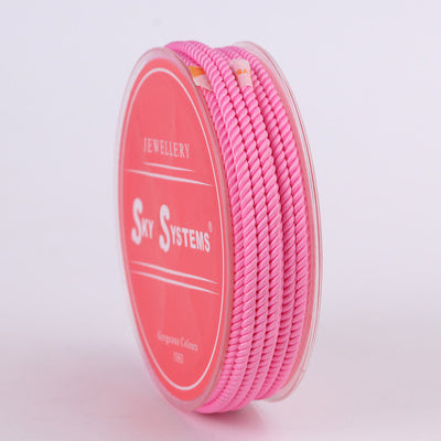 Milan 226, braided rope   - 38 Colors 3.0 MM - 5 Mt/ Roll